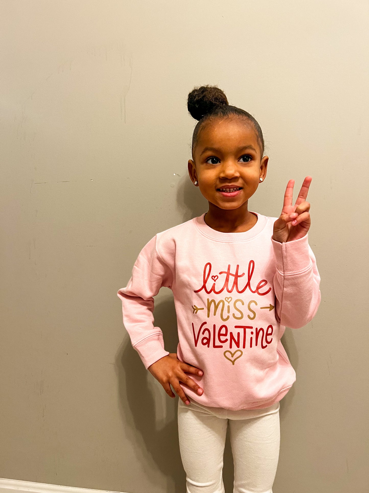 Toddler Little Miss Valentine Sweatshirt