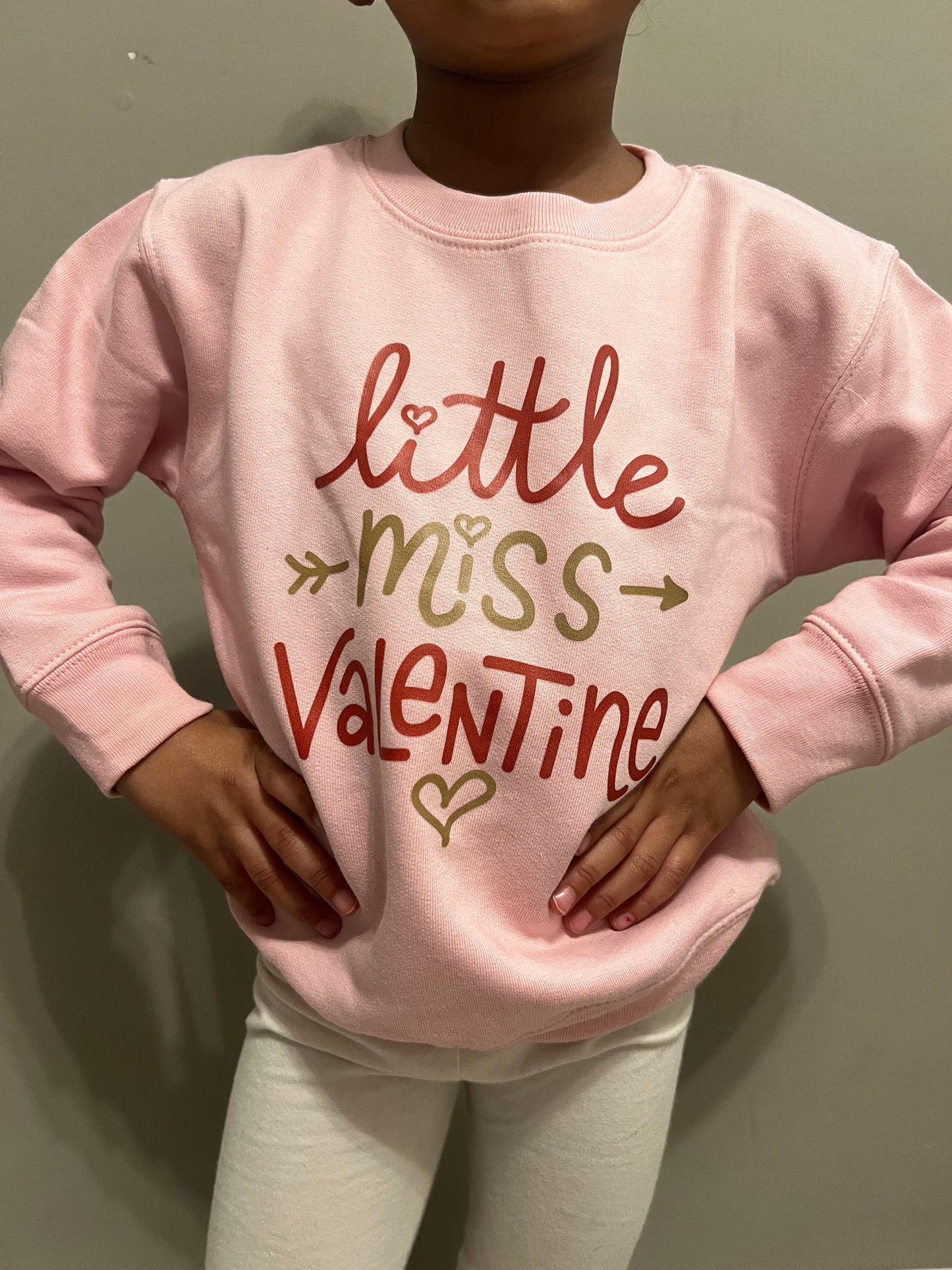 Toddler Little Miss Valentine Sweatshirt