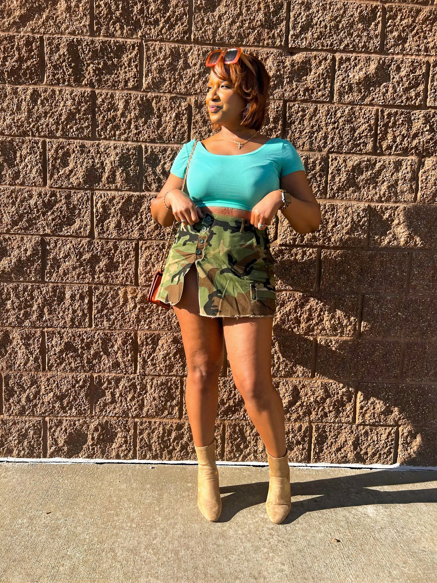 Camo Mini Skirt