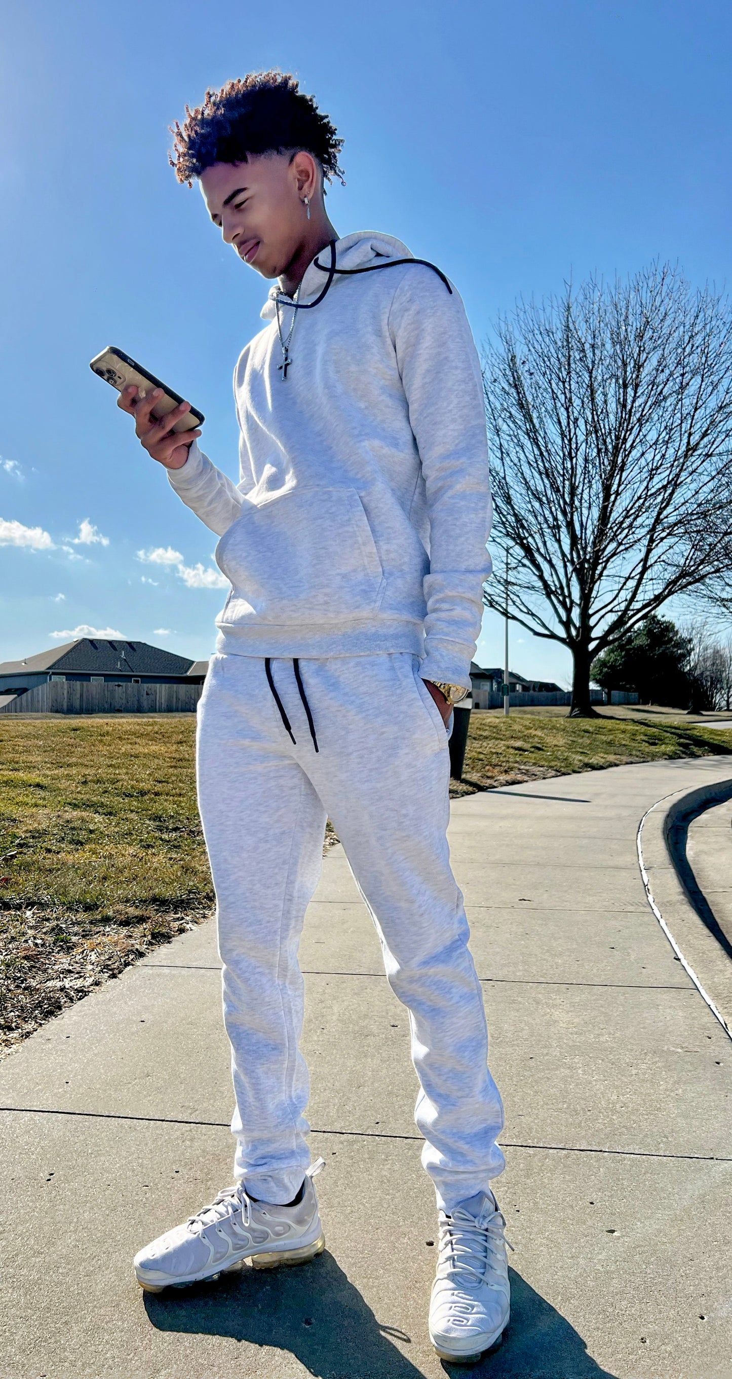 Grey Jogger Set